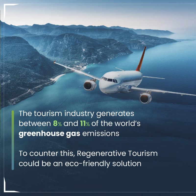 FII_Institute1's tweet photo. Did you know that the tourism sector contributes to 8-11% of global #carbonemissions? ✈️ Furthermore, #regenerativetourism emerges as an eco-friendly solution.
Discover how travelers can adopt regenerative practices at #FII7. Secure your #virtualpass now: https://t.co/fOlg5xS4oX