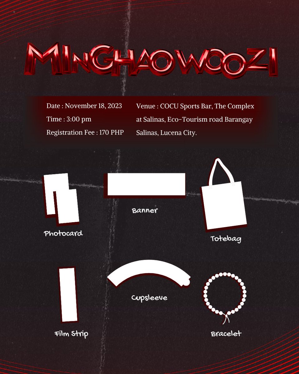 nvtsjane's tweet photo. Rock With MinghaoWoozi Cupsleeve Event *⁠.⁠✧
Come rock with us CARATS 💎 Let's elebrate Woozi and Minghao's Birthday this upcoming November 18, 2023♥️🎸

You can join our tg chat
https://t.co/VJNBPKjJLG…
registration link: https://t.co/349DjSSyOS
@complexents https://t.co/ICaFusqFTE