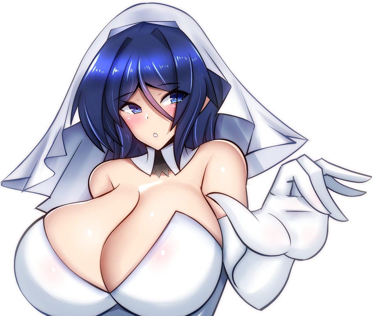 嫁神威さん。

彼女が、新しく建った結婚式場のパンフレットを作成する際にモデルのバイトをしたお話があったり( 