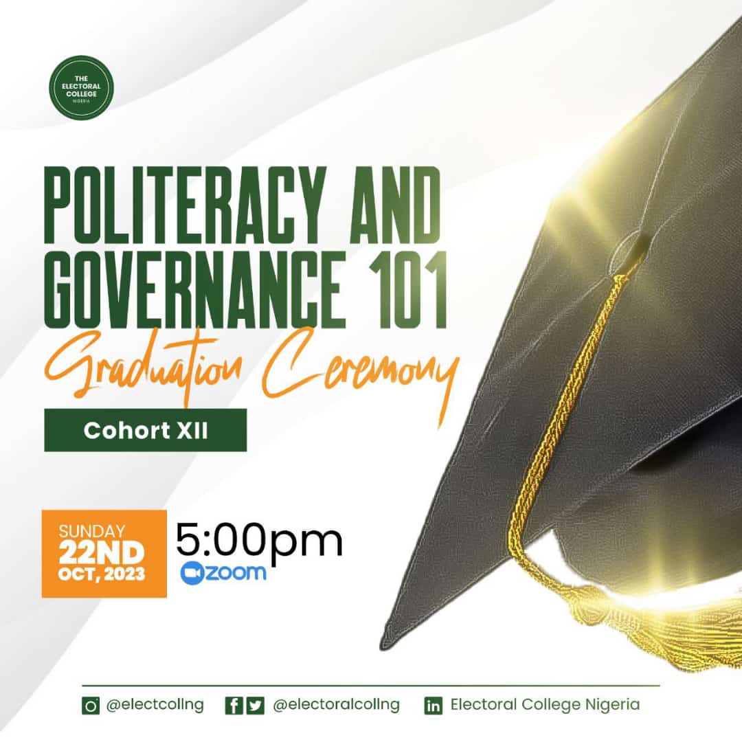 Like the saying, 'to very beginning is a destined end.'
And what's started it is normal that it gets to finish.

Congratulations colleagues now turned friends, may you be among the graduands, Amen.

Thank you @electoralcollng
.
.
#learning #PoliticsLive #SDP #impact #trend
