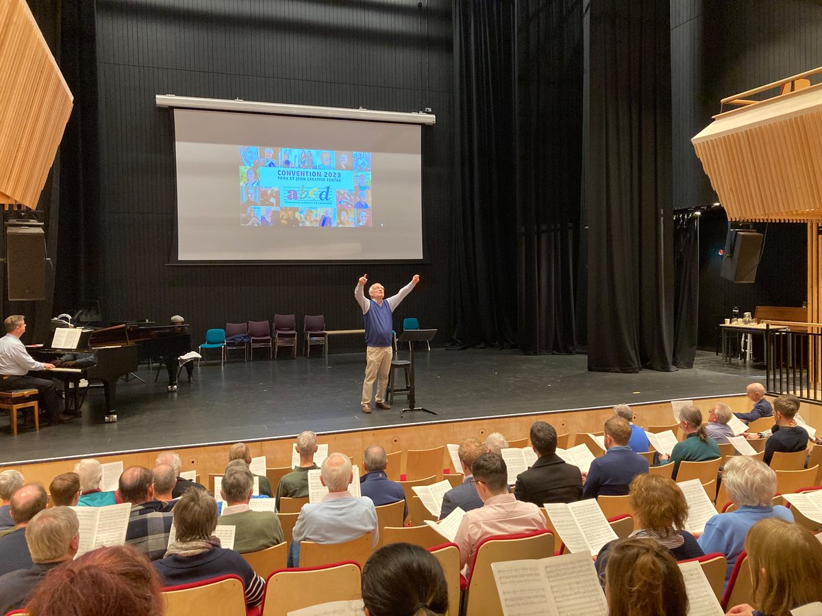 Association of British Choral Directors (@abcdtweets) on Twitter photo We started our Convention with a plenary warm up session with <a href="/SuzzieandLucy/">how to make your choir sound awesome</a> and we’re closing Convention with a plenary sing through of <a href="/johnmrutter/">John Rutter</a>’s Feel the Spirit 🎶
#abcdConvention2023 #BeInspired We started our Convention with a plenary warm up session with <a href="/SuzzieandLucy/">how to make your choir sound awesome</a> and we’re closing Convention with a plenary sing through of <a href="/johnmrutter/">John Rutter</a>’s Feel the Spirit 🎶
#abcdConvention2023 #BeInspired