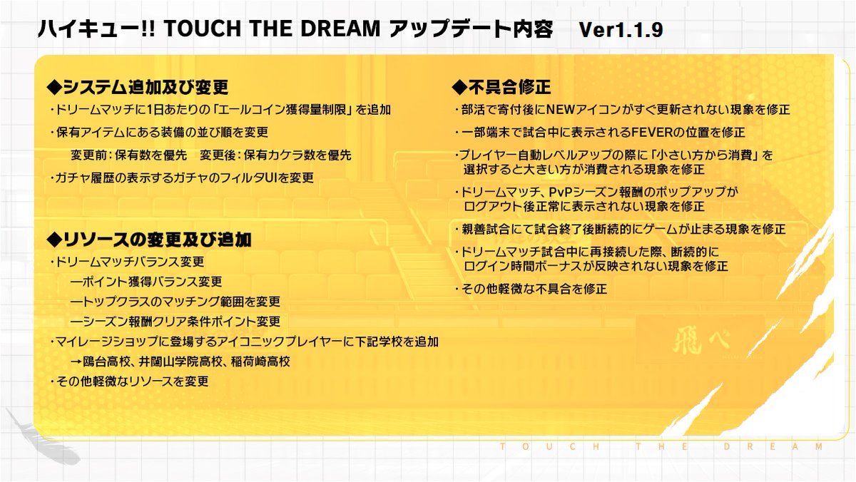 臨時メンテナンスのお知らせ】 ◇メンテナンス期間 2023/10/23(月) 10:00～12:00予定 ◇メンテナンス内容  ・画像にてご確認ください。 メンテナンス中はゲームのプレイができません。 余裕を持ったゲームの終了にご協力お願いいたします。 #ハイドリ