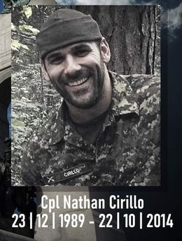 11 years ago today, Cpl Nathan Cirillo was shot and killed on Canadian soil while guarding the National War Memorial in Ottawa. He was killed by a radicalized jihadist. We remember Cpl Nathan Cirillo. RIP.