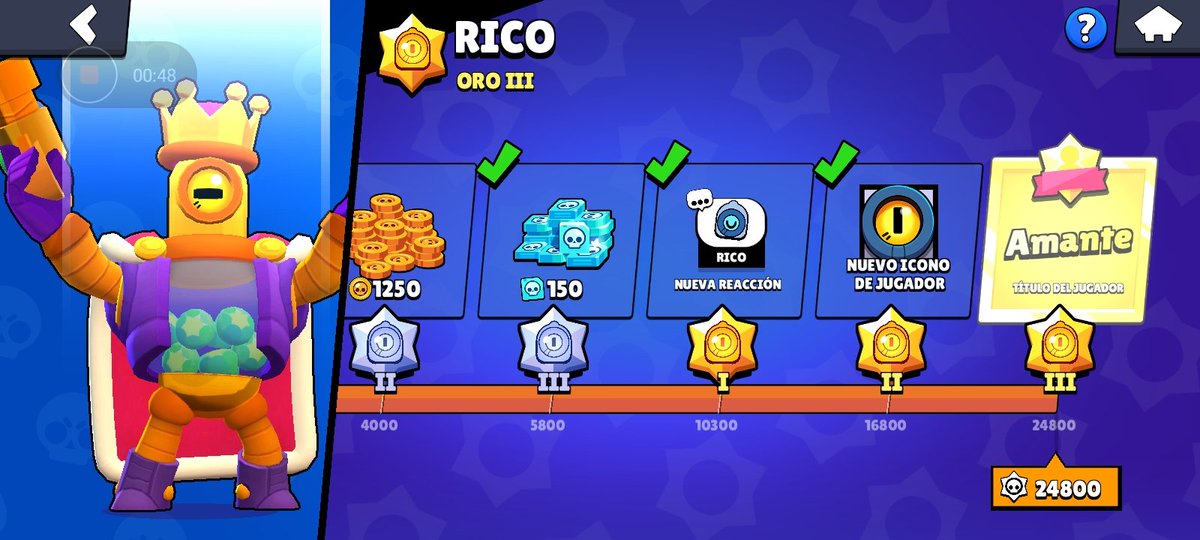 Zarka7576's tweet photo. ¡Por fin soy un amante!
¡Rico oro lll!👑👑👑
#BrawlStars 
#BrawlTalk https://t.co/nBaFFn2Nkd
