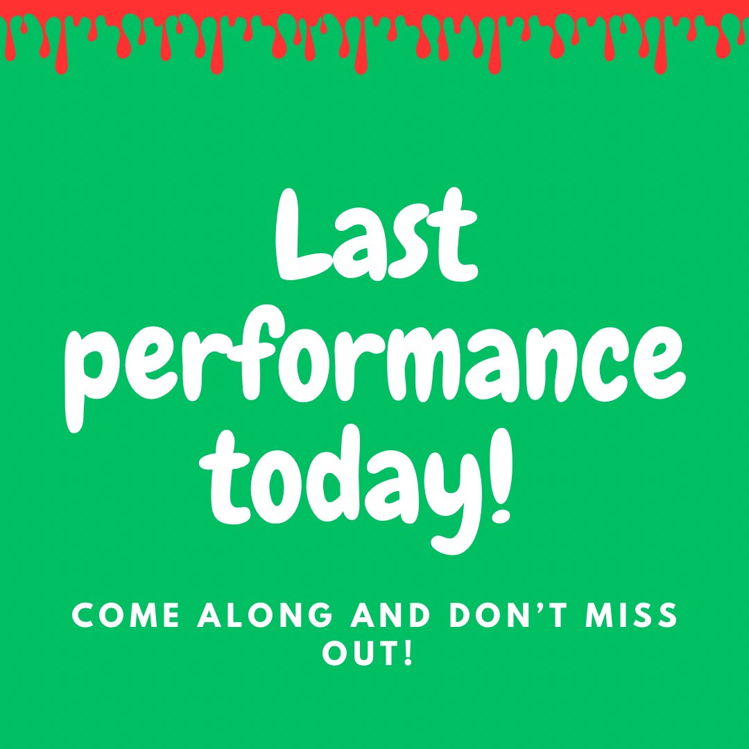 KayosTheatreCo's tweet photo. 🪴LAST PERFORMANCE🪴

This afternoon is our LAST PERFORMANCE so it will be your LAST CHANCE to come along and see us! 

Don’t miss out! Get your tickets at the link in our bio or on the door! 🔗🚪❤️ https://t.co/pux2VdsZPy
