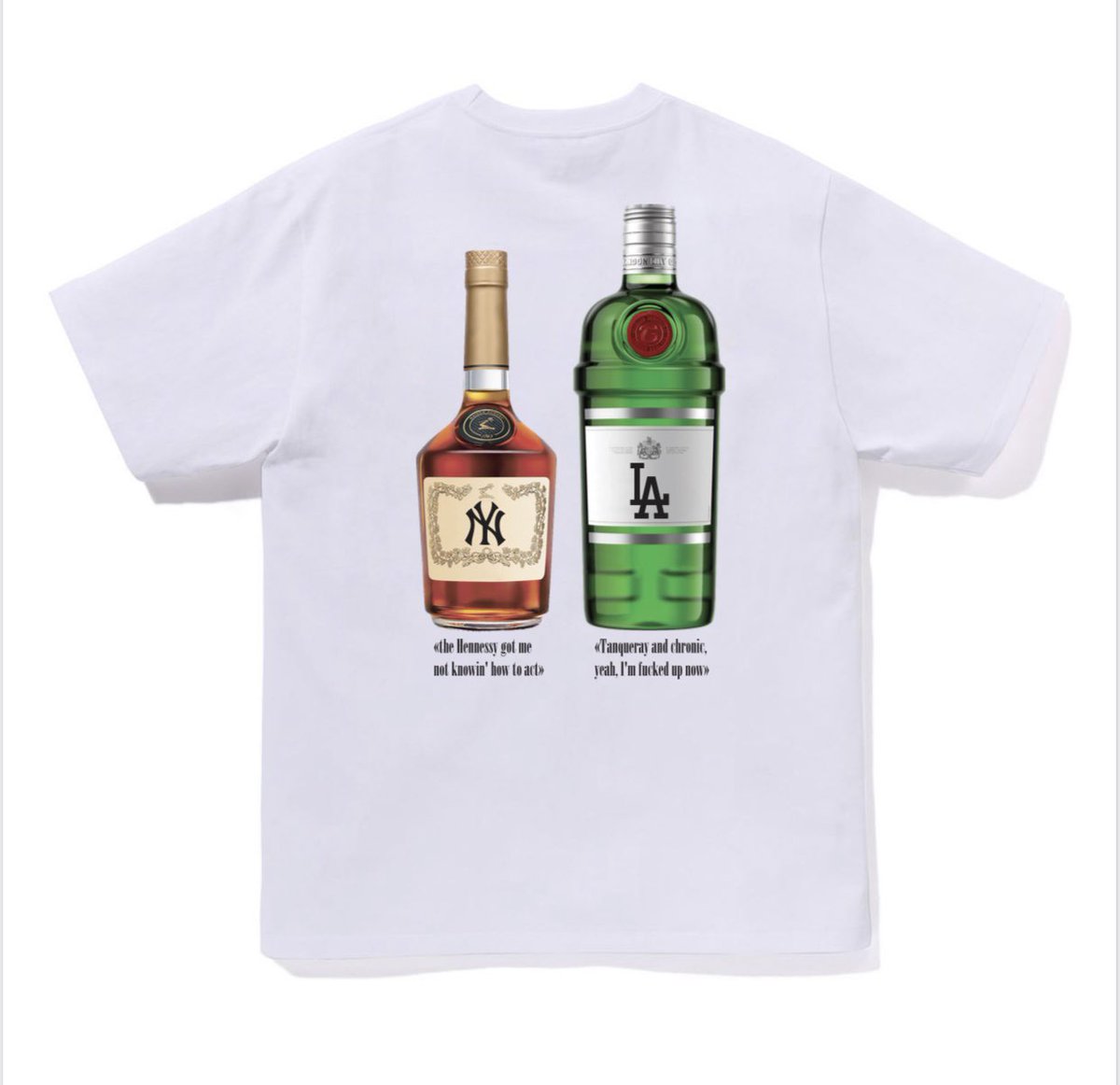 Captenaliascapi's tweet photo. T-shirt « LA Vs NY » 

Available in ⚪️

XS ↔️ XXL

Instagram : https://t.co/KjoED3PUEA

📩DM for inquiries💌
.
.
C
H
A
I
G
L
E
.
.
#drinkchamp #tanqueray #alcohol #ginandjuice  #rum #DMX #eazye #icecube #gin #drdre #snoopdogg #drinks #la #yankees #hennessy #tupac #mobbdeep #rap https://t.co/30xHDXzJjv