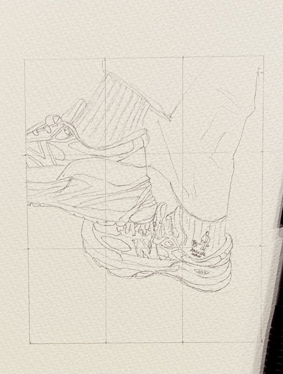 uwatercolor_uwc's tweet photo. NEWBALANCE m990 v6
#watercolor #uwatercolor #brushpendrawing #daily #drawing #kuretakezig #kuretake #sketch #fashionsketch #sketchbook #doodle #紙とペン #アナログ #日常 #イラスト #絵 #日常系 #透明水彩 #graphpaper #chefpants #darkslate #billybuddusky #newbalance #m990v6 #gray https://t.co/eAW4WWHAWo