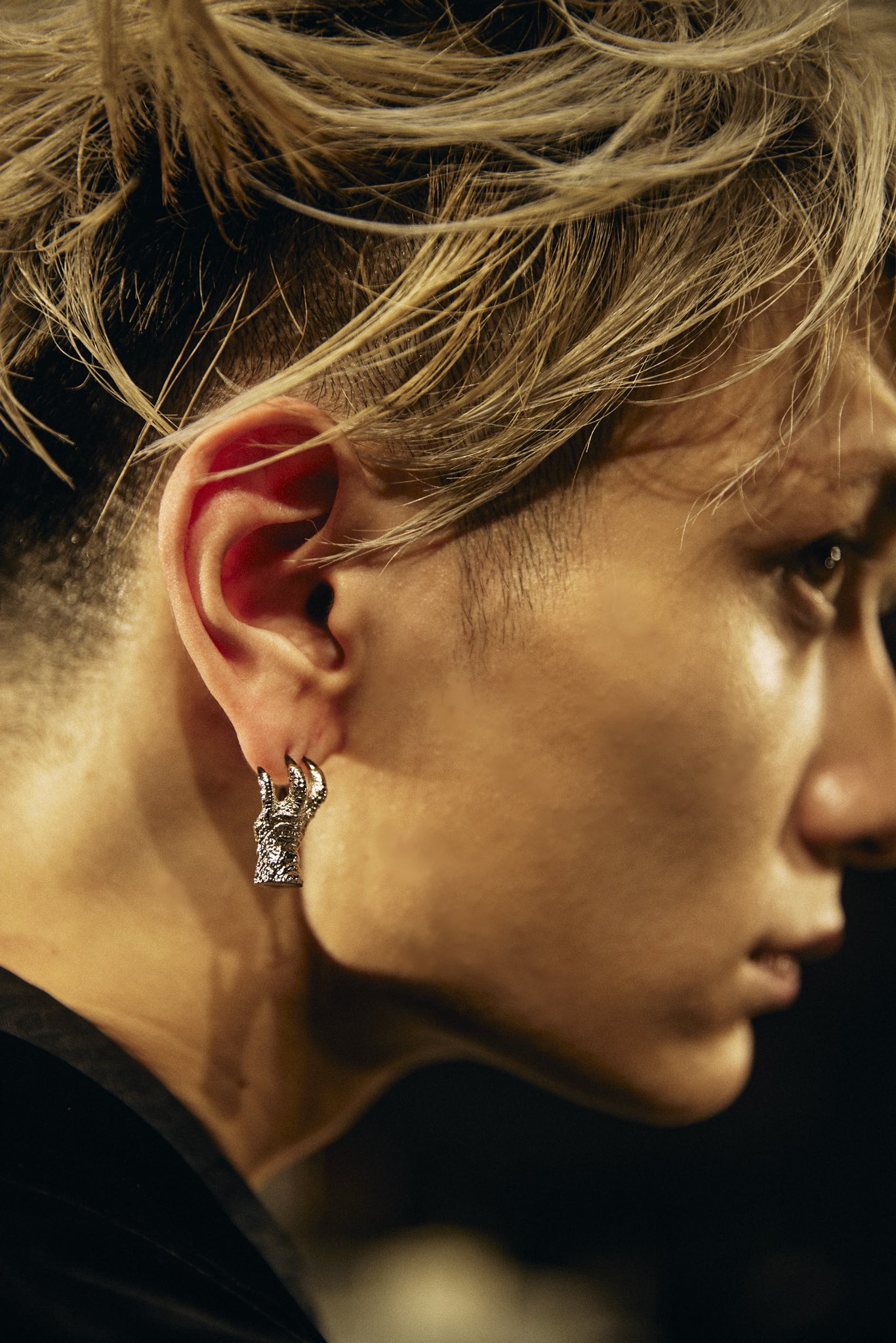 ha | za | ma 惹きずり込まれる運命のピアス(silver)（ha | za