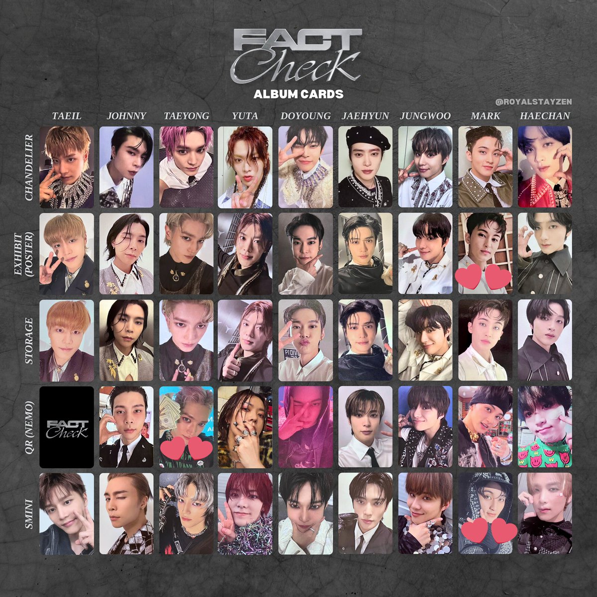 Fact Check 交換

譲）1枚目
求）2枚目

 #NCT127トレカ交換  #NCT交換  #nct127交換