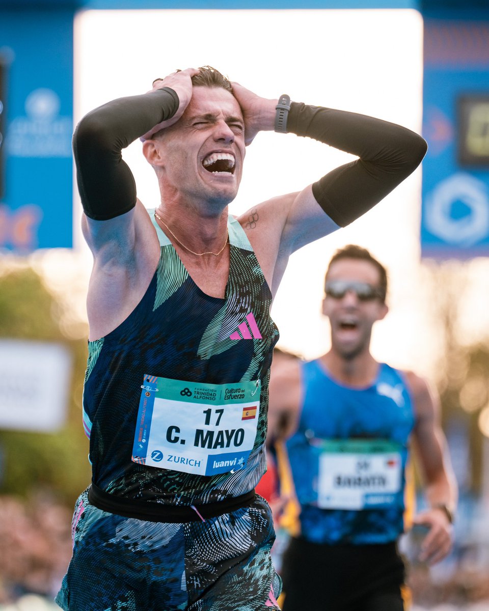 Solo lo podía hacer él, Carlos Mayo récord de España en Media Maratón.

Orgullo del atletismo aragonés 🙌