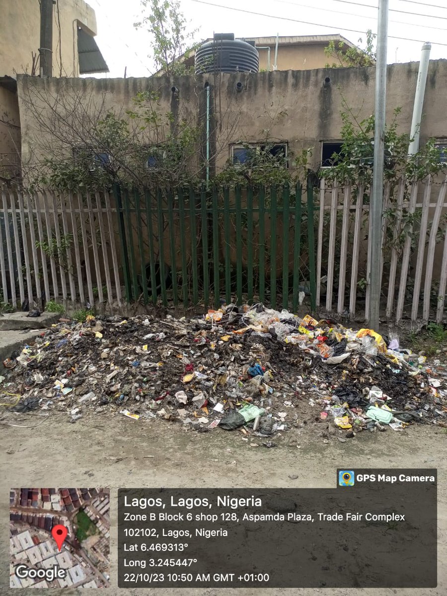 Lawma_gov's tweet image. Evidence of refuse burning...
More details later