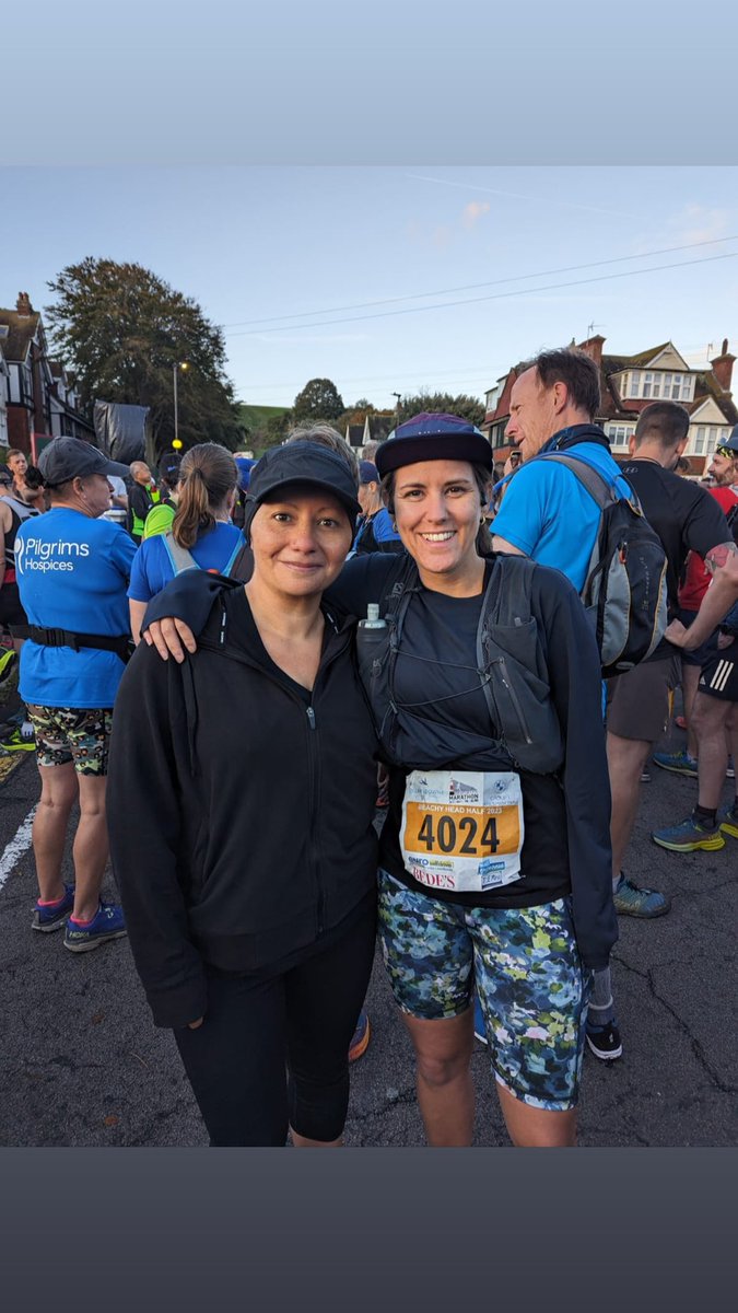 Take pity &amp; donate to an old broad who has no business doing trail runs. Completed the Beachy Head Half Marathon, fundraising for <a href="/NHSCharities/">NHS Charities Together 💙</a>, supporting our NHS 💙

bigstep.co.uk/fundraising/la…