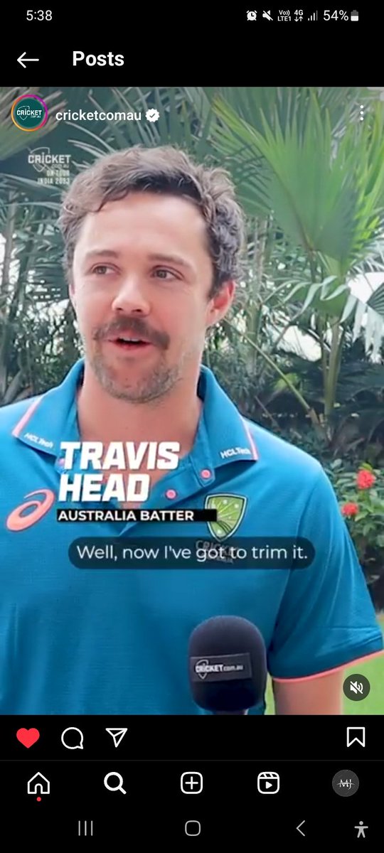 JaveethMohamed2's tweet photo. @LovepreetS49 Travis head back to India good news for Australia 🇦🇺 recent interview took from hotel https://t.co/jMNdDjhEH4