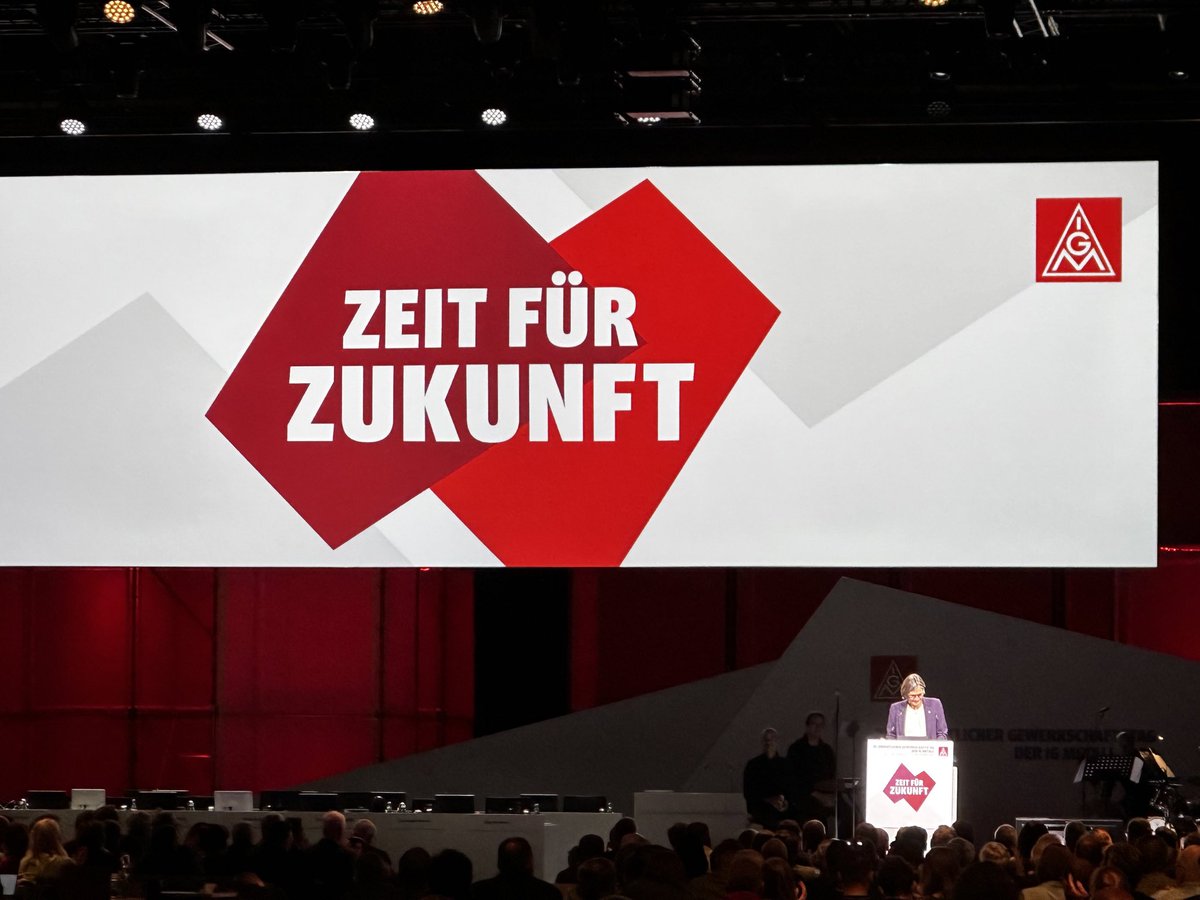 Ouverture du congrès <a href="/IGMetall/">IG Metall</a> à #Francfort avec la présence de la <a href="/Metalcfecgc/">Métallurgie CFE-CGC</a>