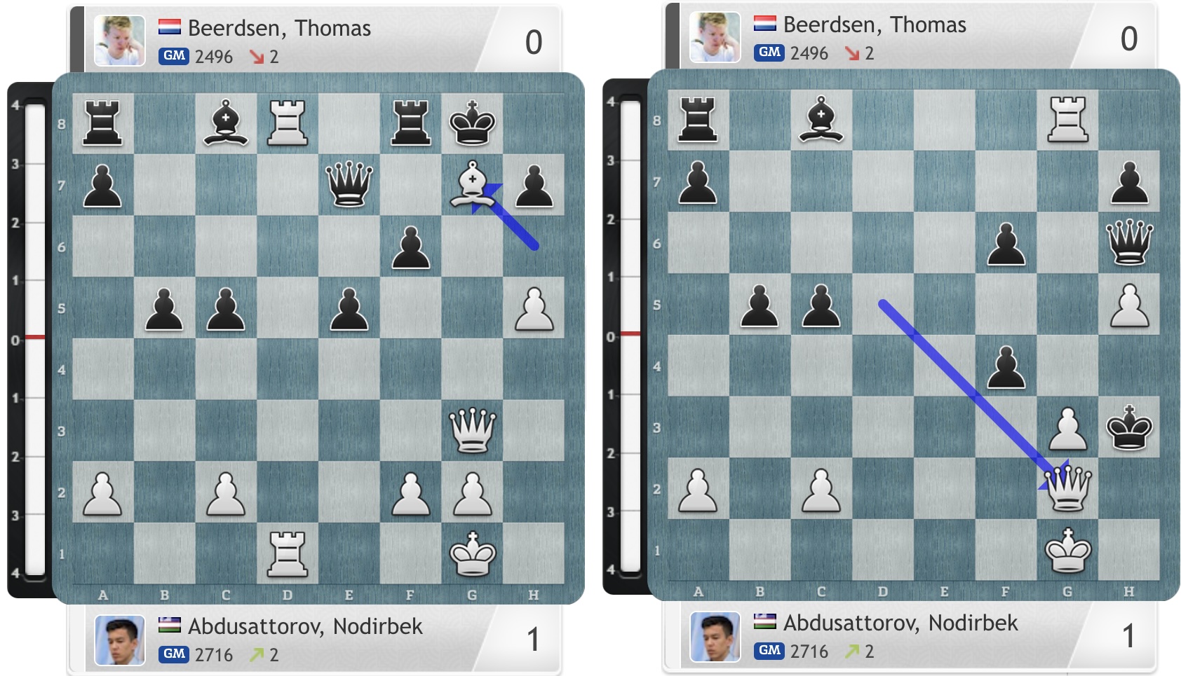 chess24.com on X: Abdusattorov scored a crushing attacking win in the  Chess Bundesliga today!  #c24live   / X