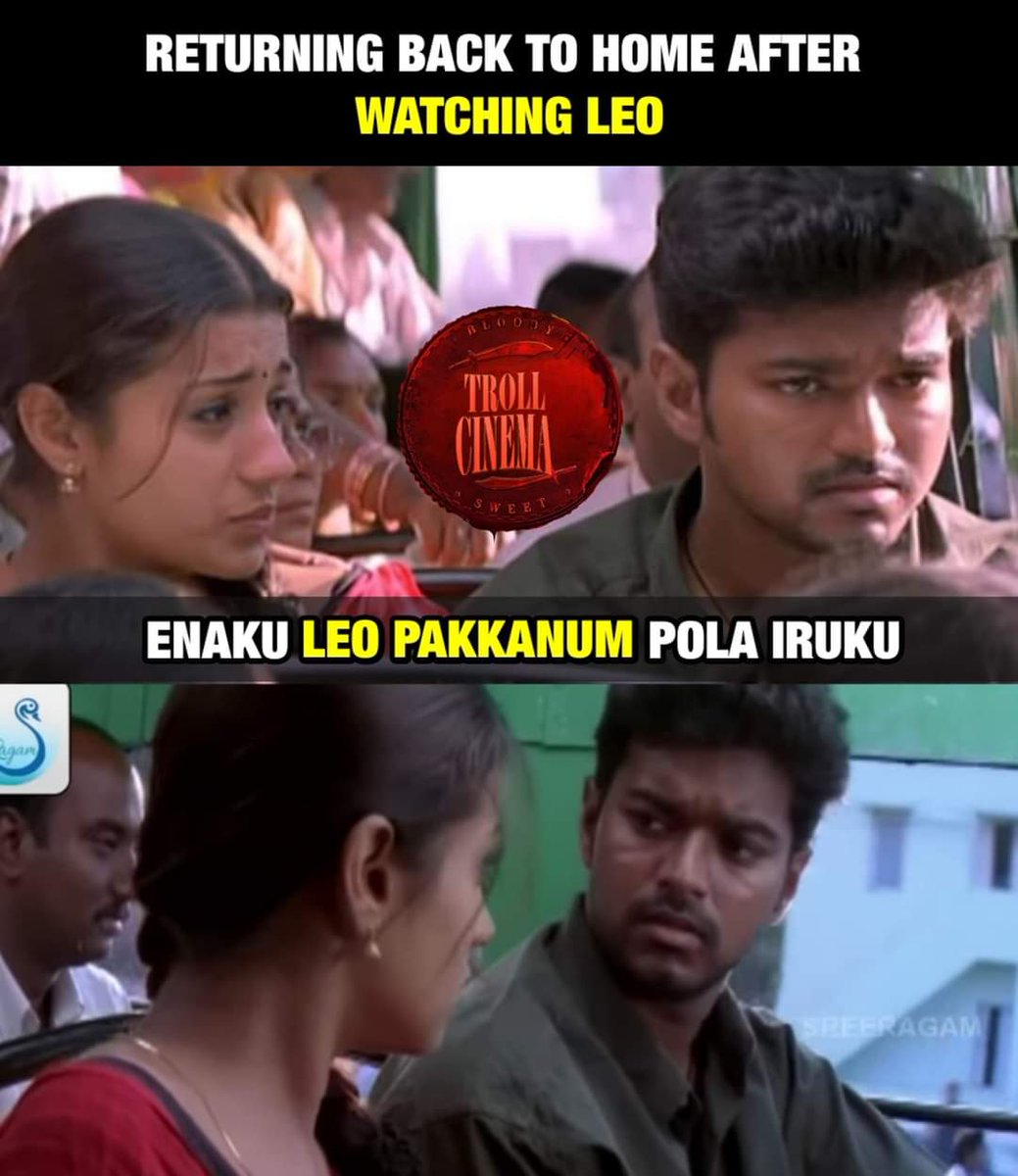 Troll_Cinema's tweet photo. How many times have you guys watched #Leo? 

#LeoIndustryHit https://t.co/CWKYnItowl