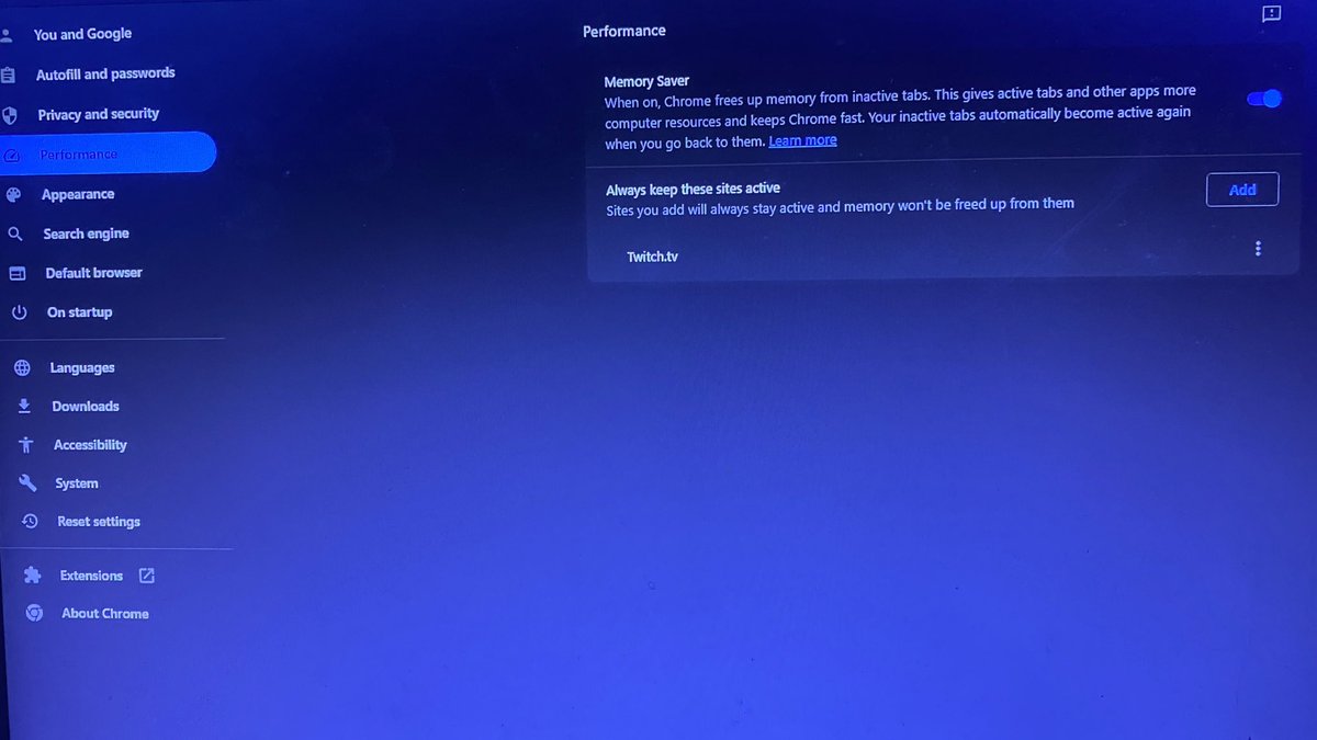 adrianAKsingh's tweet photo. ANYONE THAT WATCHES TWITCH PLS USE THIS SETTING, especially people who lurk. just add twitch to keep twitch always active so twitch doesn’t see you as inactive and takes you off the streamer’s viewer count. https://t.co/IRBQV61xlr