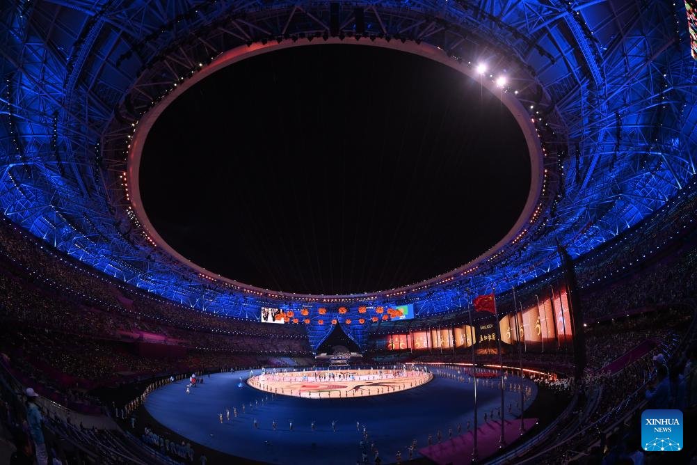 PDChina's tweet photo. The opening ceremony of the 4th #AsianParaGames is held in #Hangzhou of east China's Zhejiang Province on Sunday. https://t.co/j6q8XS1VNh