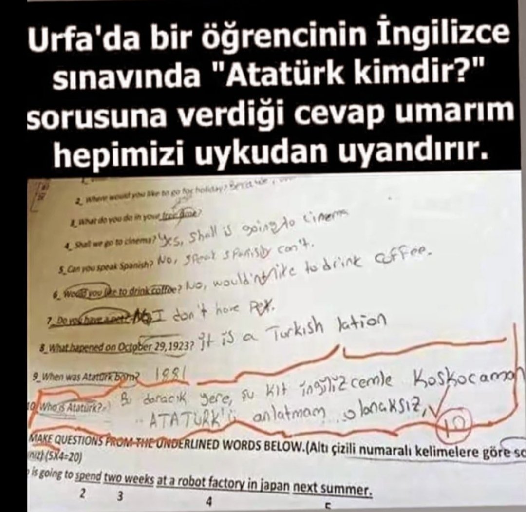 _Hulyadan_'s tweet photo. İlkokul öğrencisinin milli şuuruna bakın.. 
(alıntı) https://t.co/i6HLhDGU8I