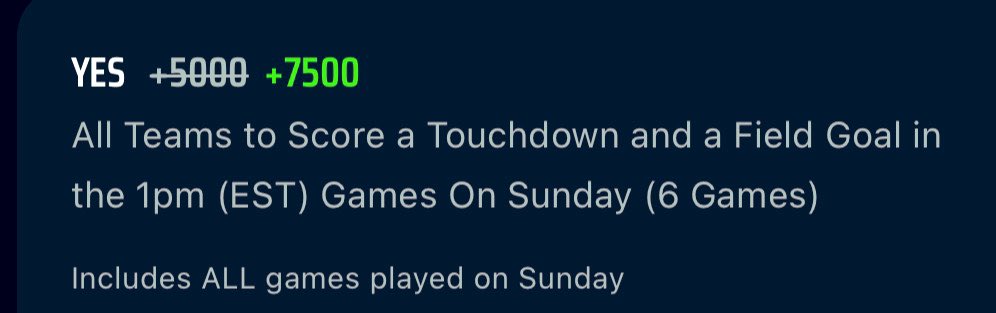 Giveaway for Football Sunday

If this play hits I’ll giveaway 10,000 of the winnings.  All you need to do is follow me, like, retweet and guess a number between 1 and 2500.

Good luck all let’s have an amazing Sunday.