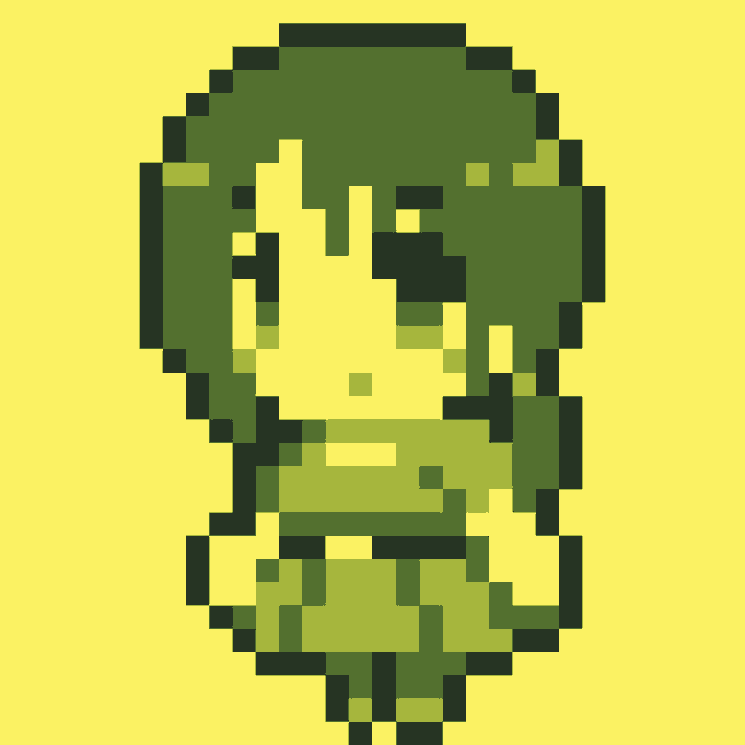 三船美優さんのドット絵を描きました。#三船美優 