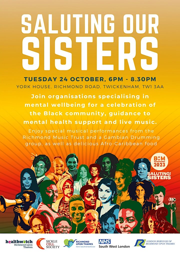 Next Tuesday in Twickenham @ETNACentre @FundHampton @RPLC1786 @hhilltheatre @LBRUT @mentalhealth #celebration #Wellbeing #twickenham @artsrichmonduk