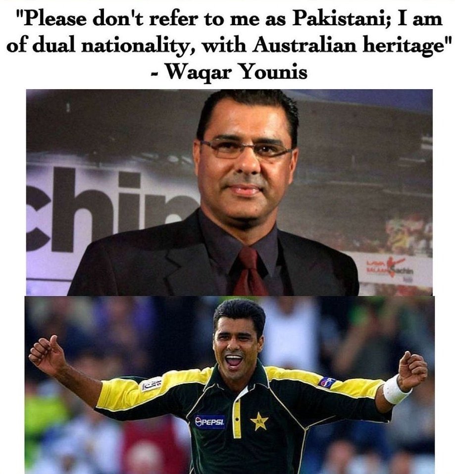 مجھے سب عزتیں پاکستان 🇵🇰 کی بدولت ملیں لیکن میں آدھا آسٹریلین ہوں 🤷🏼‍♂️
#WaqarYounis #PakistanCricket