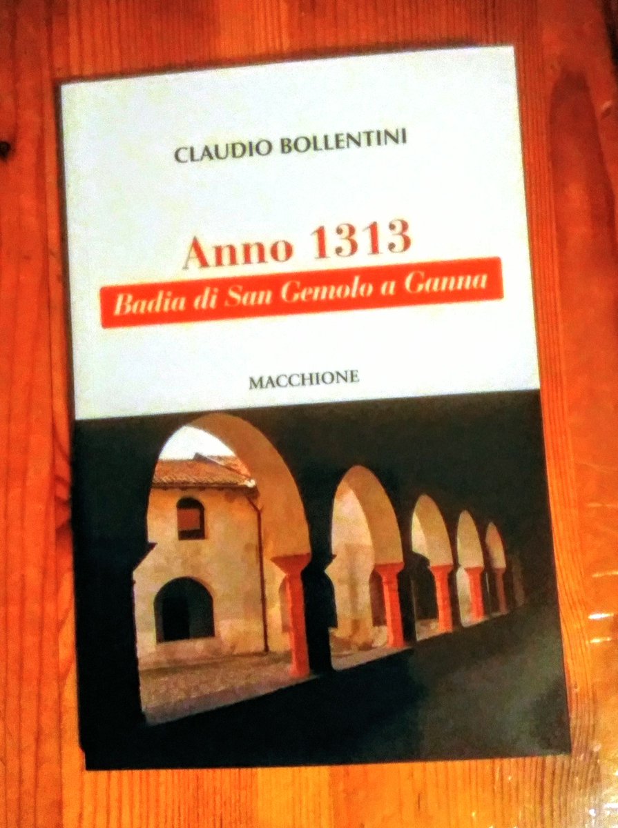 ClaudioBollenti's tweet photo. Da oggi in vendita il mio ultimo libro: Anno 1313, Badia di San Gemolo a Ganna, Macchione editore, Varese. #libri #Valganna https://t.co/lhZ7tr2BZW
