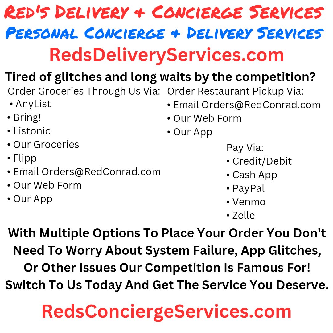 Red's Delivery Services tweet media