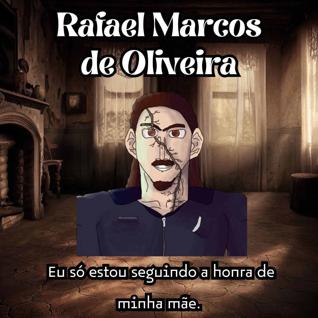 ordemparanorm's tweet photo. Desculpa o atraso recentemente tive que lidar com alguns impecilhos, e ainda me rendeu uma boa cicatriz, quer ver?
jogador @dadinhodeouro
#OPR #roleplayinggamebr #ordemparanormal #celbit #ordemparanormaledit #ordemparanormalfanart #rpgcellbit #OrdemParanormalRPG
#CellbitRPG https://t.co/XMyhLtVLnT