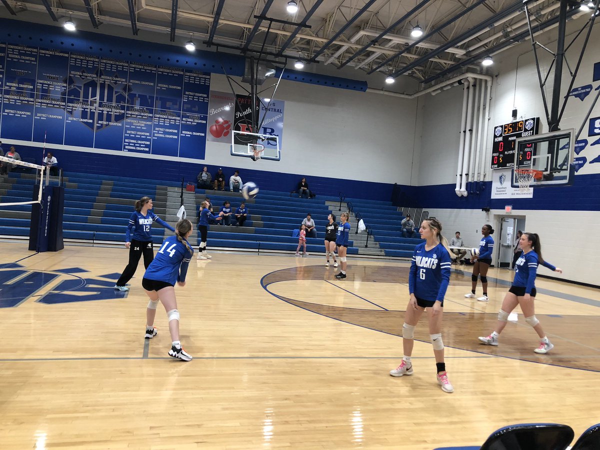 Warming up at Polk County High School Columbus, NC