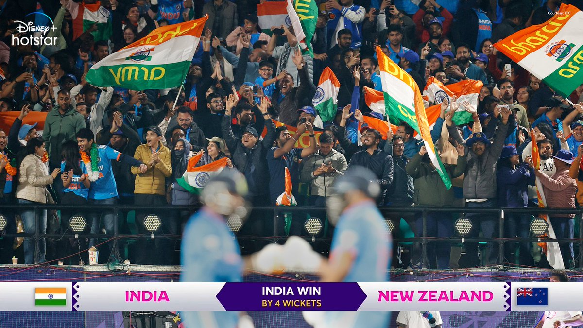 JioHotstar's tweet photo. Press '7' for vengeance 🇮🇳
This one's for for him 🔥

#CWC23 #INDvNZ https://t.co/nIOJxQS4du