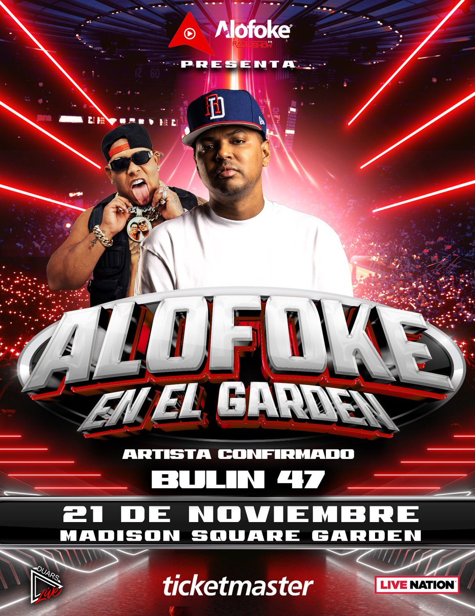 Arrancamos 🇩🇴🔥 ticketmaster.com/alofoke-y-molu…