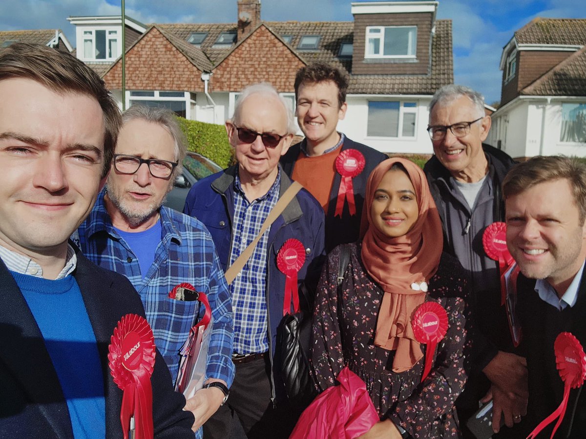 Sunday in Shoreham with Buckingham Labour team. Listening to residents concerns. Amazing team work and door step conversations.