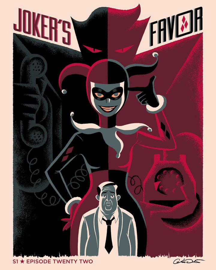 Harley Quinn from BTAS ' Joker's Favor ' by George Caltsoudas // #HarleyQuinn