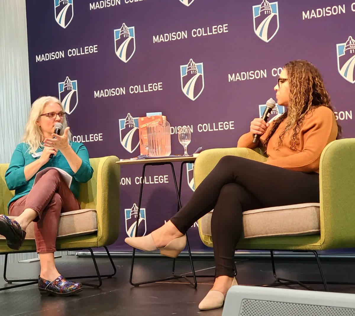 Seeing our @MadisonCollege #FamilyU team and all of their student parent work in person last week was so inspiring. And thank you to everyone who read #PregnantGirlBook as a part of their book club! It's exciting to see @SupportGenHope everywhere.