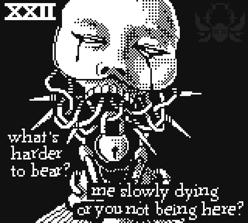 𝑨 𝒑𝒊𝒙𝒆𝒍 𝒂𝒓𝒕 𝒊𝒏𝒔𝒑𝒊𝒓𝒆𝒅 𝒃𝒚 𝒂 𝒓𝒂𝒏𝒅𝒐𝒎 𝒔𝒐𝒏𝒈 𝒊𝒏 𝒎𝒚 𝑷𝒍𝒂𝒚𝒍𝒊𝒔𝒕 𝒆𝒗𝒆𝒓𝒚 𝒅𝒂𝒚 𝒐𝒇 𝑶𝒄𝒕𝒐𝒃𝒆𝒓. 

22. 𝑳𝒐𝒔𝒕 - 𝑲𝒓𝒚𝒑𝒕𝒆𝒓𝒊𝒂

#pixelart #1bit #horror #gothic #retrogaming #Inktober #Octobit #ドット絵