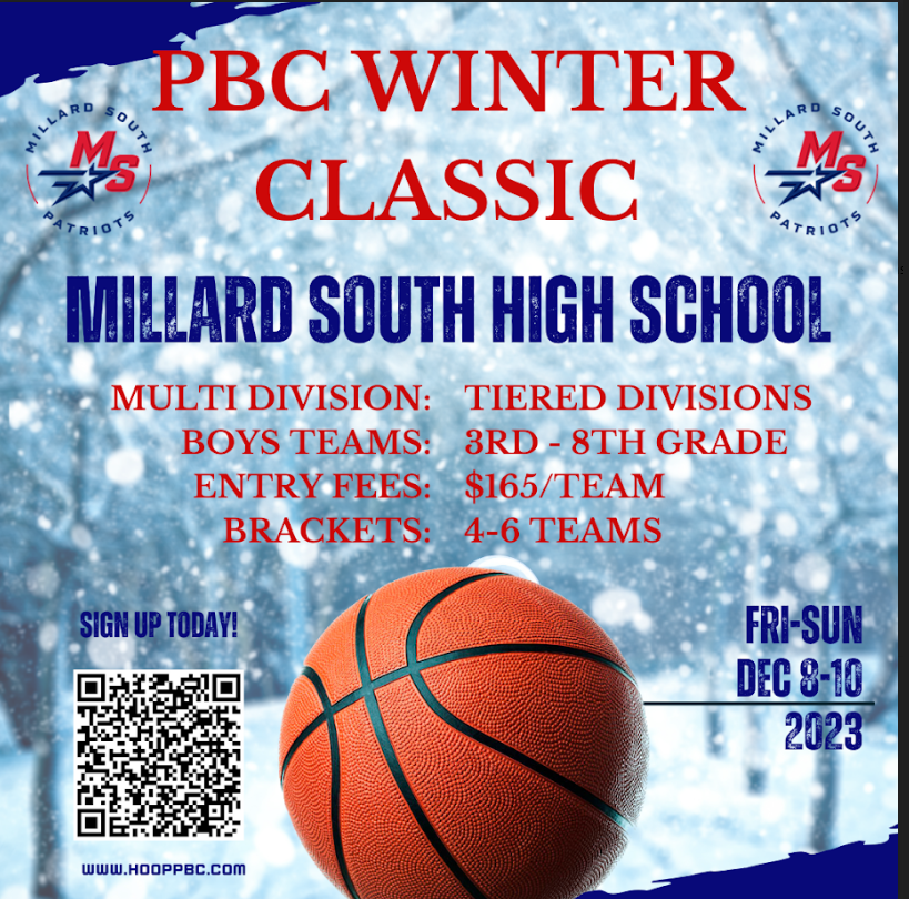 Sign up today for the PBC Winter Boys Bball classic!
Dec 8-10th.
3 game guarantee!
Top Tier Officials!@
$6 entry fee and kids are free!
A concession stand you'll still be talking about on Monday!!
Don't miss out!  Spots are filling up fast!
hooppbc.com