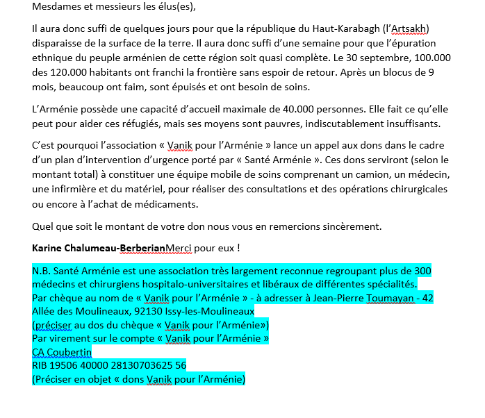 LauranceBu's tweet photo. VANIK POUR L'ARMENIE A PARTAGER !
#journaliste #arménie #macommuneestutiles https://t.co/ql6OkKZleS