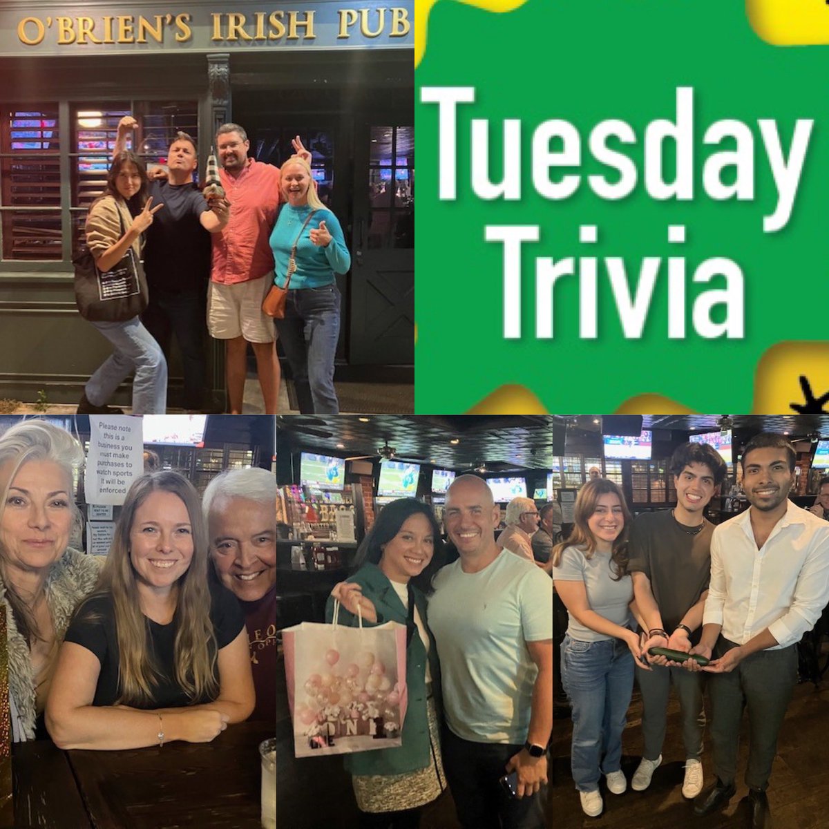 See what all the fun is about by coming along to ⁦<a href="/ObriensIrishPub/">O'Brien's Irish Pub</a>⁩ on Tuesday by 8 to play ⁦<a href="/Britsinla/">Brits in LA</a>⁩ Pub Quiz hosted by yours truly - all welcome.