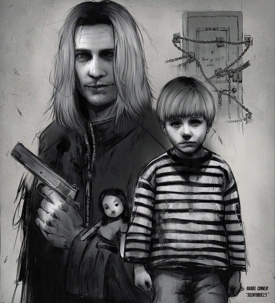 raquelcornejo_'s tweet image. #inktober #inktober2023 #SilentHill 
“SILENTOBER”Day 16: PERSEVERANCE
