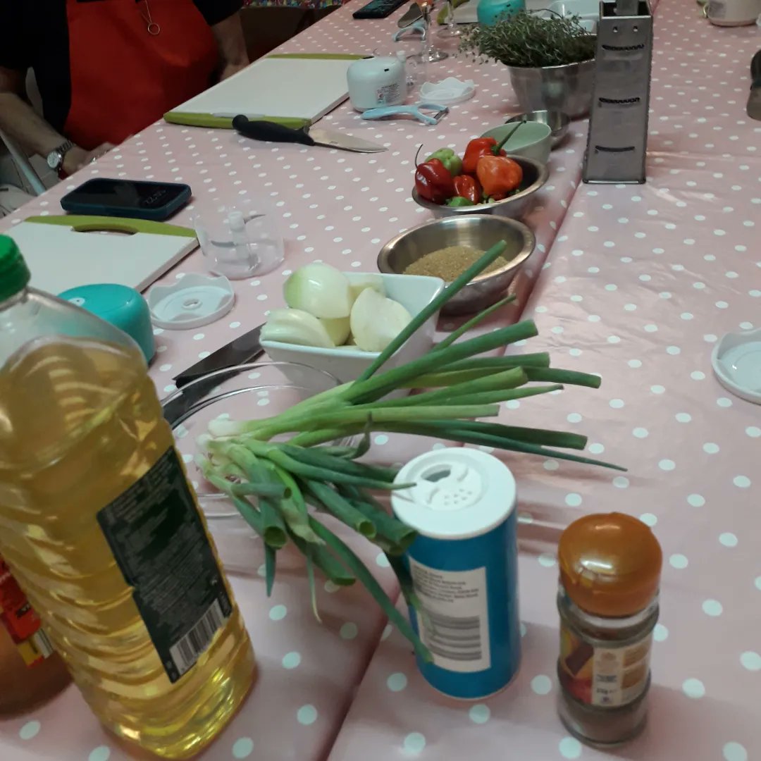 ronkelawal's tweet image. I had fun learning how to make jerk seasoning from scratch this weekend thanks to @FoodIFancy. 
And the chicken we marinated was *chef's kiss*