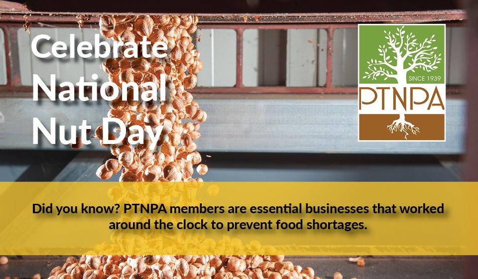 What better day than #NationalNutDay to celebrate the economic impact of the #NutIndustry. Millions of jobs. Billions of dollars. Nutritious, safe food…NUTS!
#PTNPA2023 #EssentialBusiness