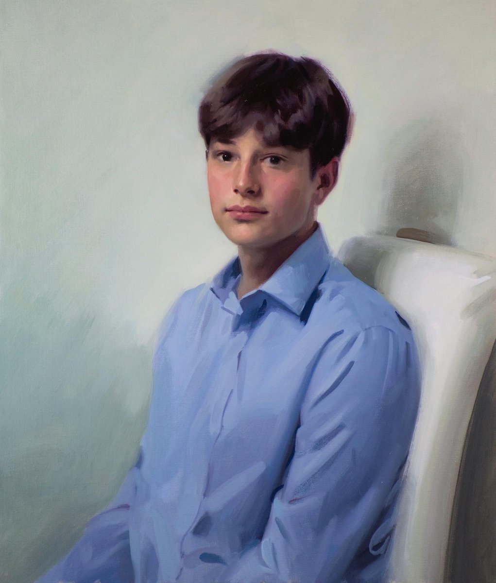 francesbellptg's tweet photo. I hugely enjoyed painting this engaging young man. It’s a lovely time as people turn into adults, very transient, and therefore all the more precious to capture.
#oilportrait #portraiture #portraitpainting #realistpainting #figurativepainting #francesbell #artoftheday https://t.co/MBnnerr1wm