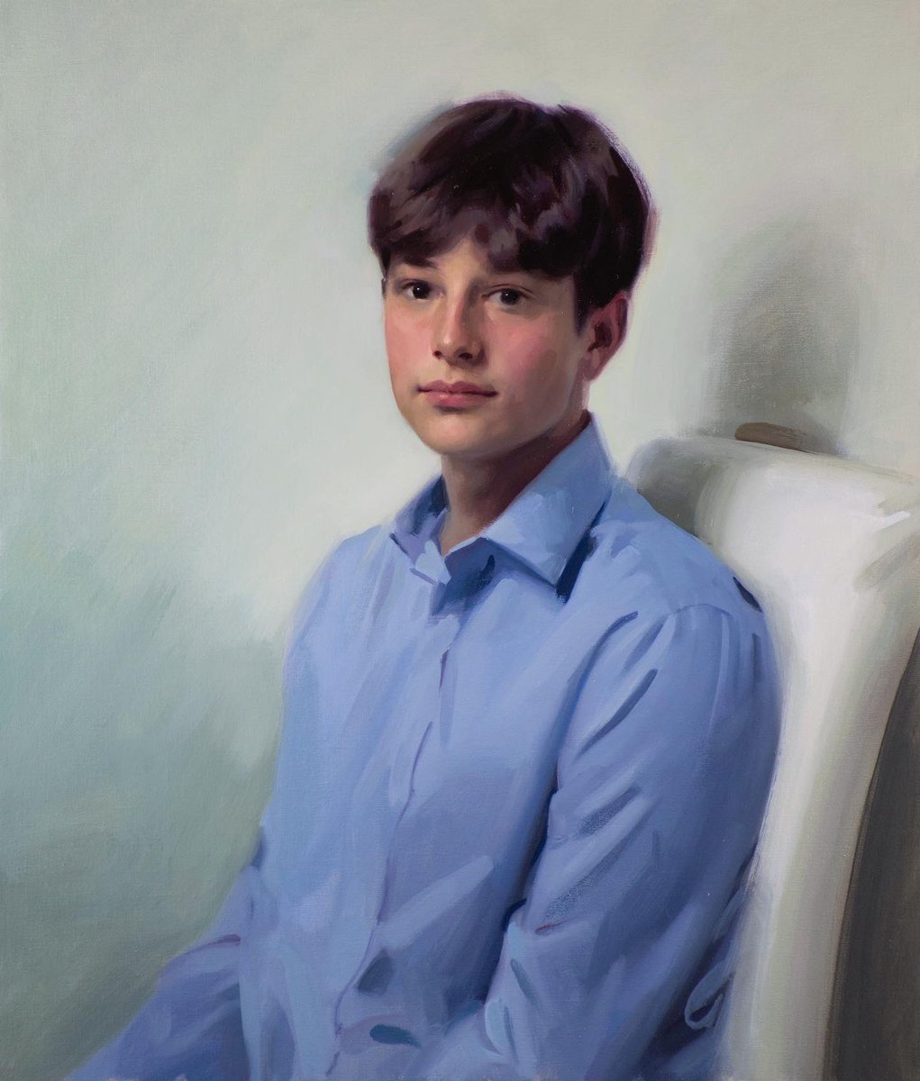 I hugely enjoyed painting this engaging young man. It’s a lovely time as people turn into adults, very transient, and therefore all the more precious to capture.
#oilportrait #portraiture #portraitpainting #realistpainting #figurativepainting #francesbell #artoftheday