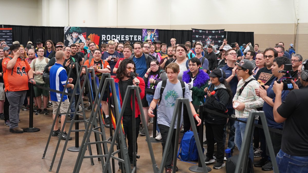 SCGCON's tweet photo. 🎉 Congrats to the players who just received an oversized #MyHeroAcademia card! 🎴 The Pro Hero National is entering its top 32 Cut, best of luck to you all in the final rounds! 🏆
#SCGDFW https://t.co/ReReBqe9ty