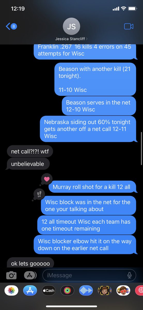 LSack28's tweet image. When your coworker is at a wedding and can’t watch the game you do what you can. Ignore the spelling errors trying to wrestle an infant at the same time 😂😂 as always #GoBigRed