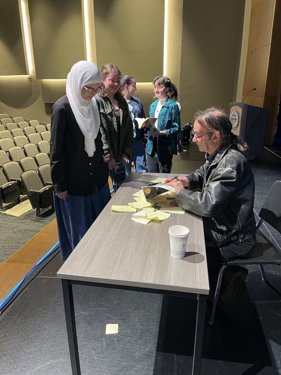 Kettering Fairmont <a href="/KFhsib/">Kett. Fairmont HS IB</a> and Upper Arlington IB Programs joined with other students across Dayton in discussion with Brad Kessler, North, part of the Dayton Lit Peace Prize’s Author Series