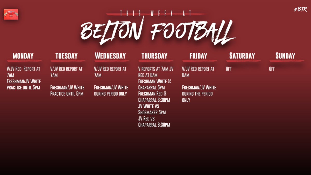 Belton Tiger Football tweet media