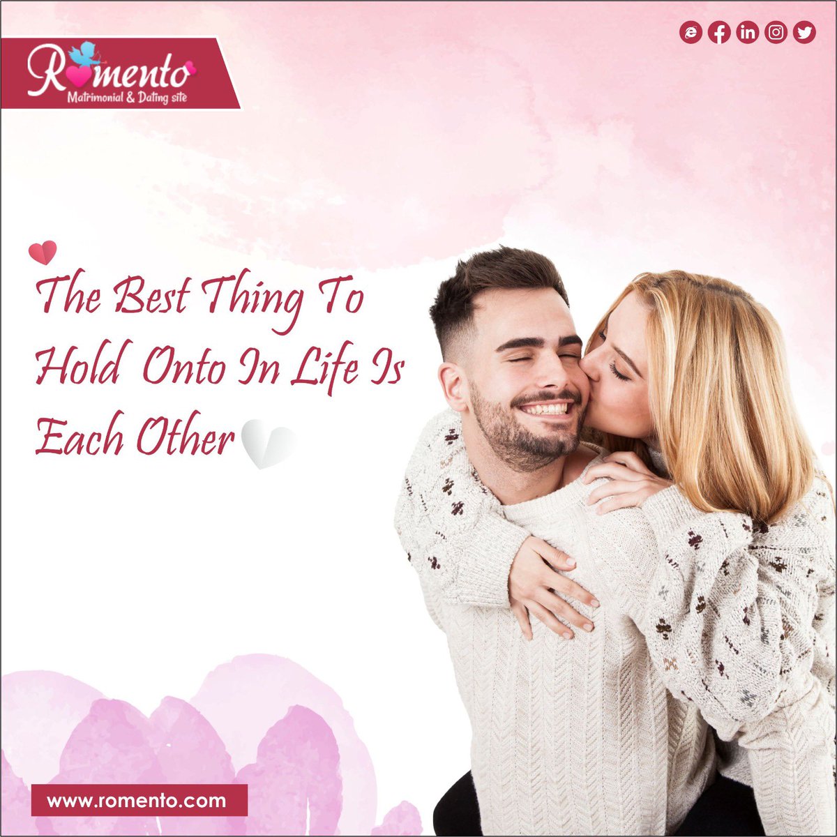 InfoRomento's tweet image. 𝗗𝗶𝘀𝗰𝗼𝘃𝗲𝗿 𝗵𝗼𝘄 𝗼𝘂𝗿 𝗰𝗼𝗺𝗽𝗮𝘁𝗶𝗯𝗶𝗹𝗶𝘁𝘆 𝗮𝗹𝗴𝗼𝗿𝗶𝘁𝗵𝗺 𝗯𝗿𝗶𝗻𝗴𝘀 𝘀𝗼𝘂𝗹𝗺𝗮𝘁𝗲𝘀 𝘁𝗼𝗴𝗲𝘁𝗵𝗲𝗿. 𝗧𝗿𝘆 𝗶𝘁 𝘁𝗼𝗱𝗮𝘆! @ romento.com 🫰🏻

#CompatibilityMatters #love #dating #datingadvice #lovequotes